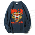 Unisex Tiger Printed Sweatshirt