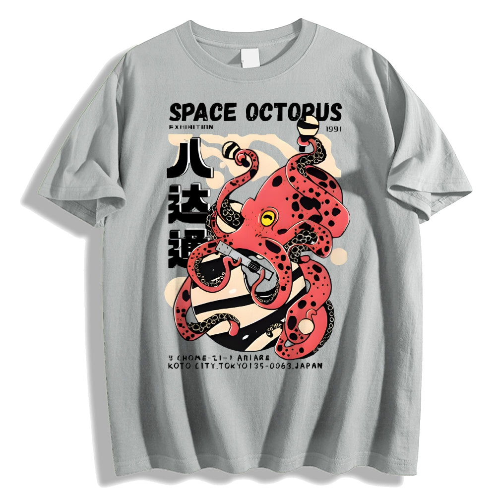 Space Octopus Japanese Style Classic Tee