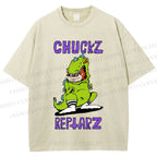 Unisex Chuckz Printed Washed Tee