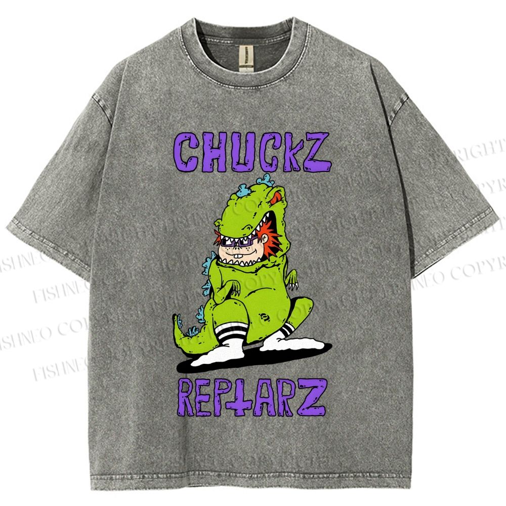 Unisex Chuckz Printed Washed Tee