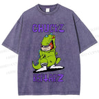 Unisex Chuckz Printed Washed Tee