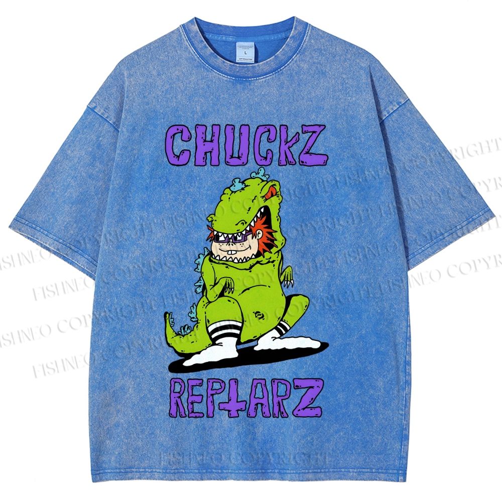 Unisex Chuckz Printed Washed Tee