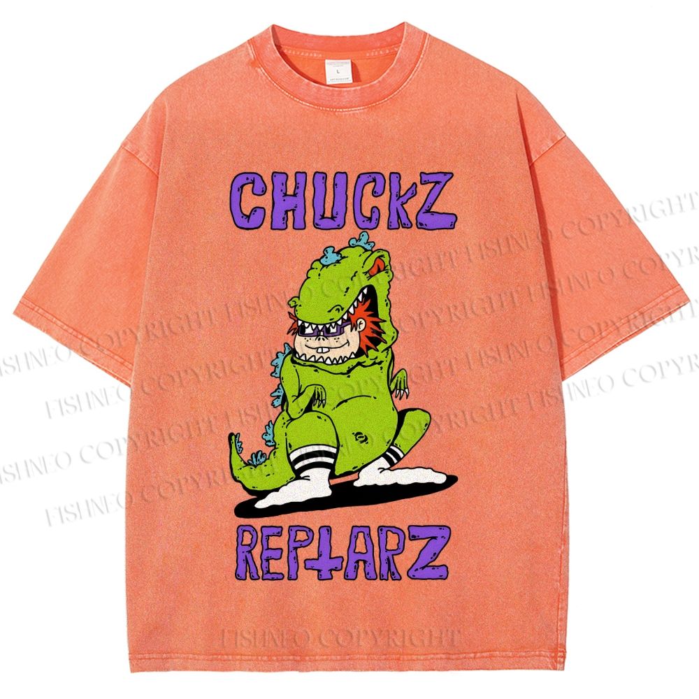 Unisex Chuckz Printed Washed Tee