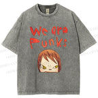 Unisex Yoshitomo Nara Printed Washed Tee