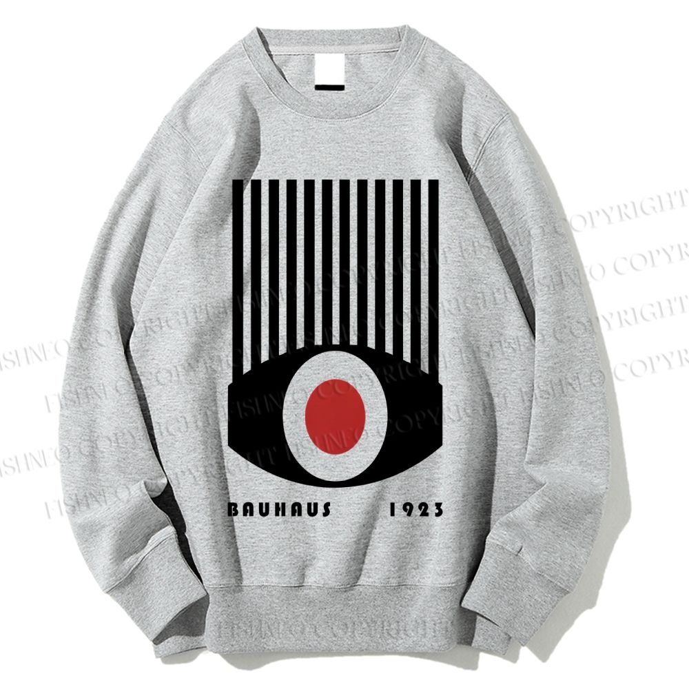 Unisex Artistic Geometric Eyes Printed Sweatshirt