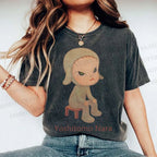 Unisex Yoshitomo Nara Printed Washed Tee