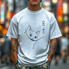 Cat Japanese Style Classic Tee