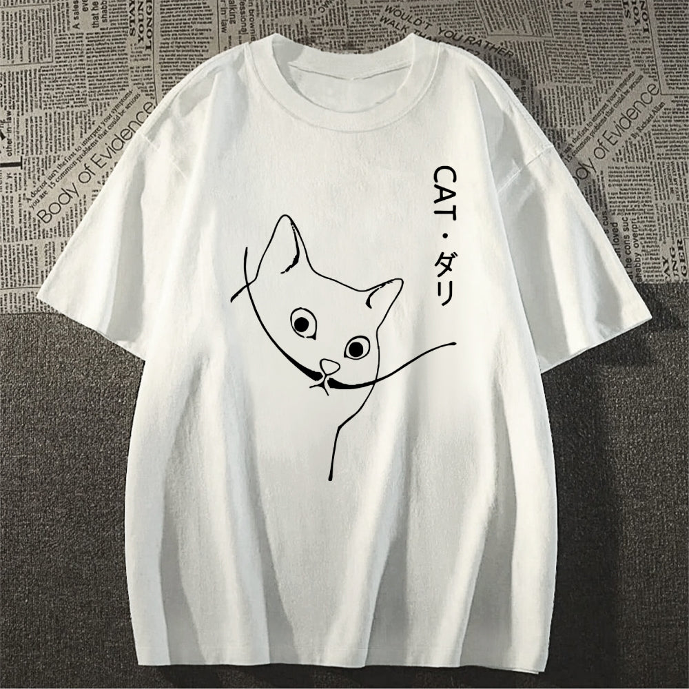 Cat Japanese Style Classic Tee