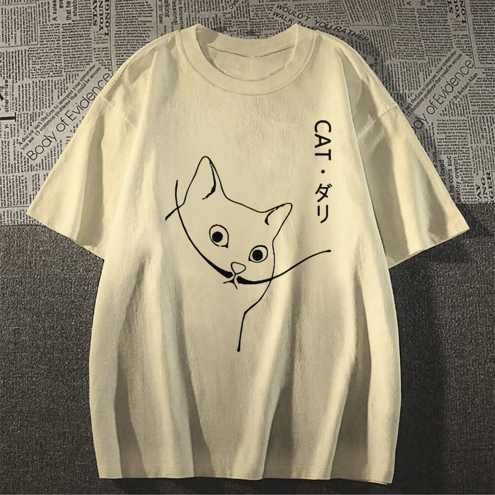 Cat Japanese Style Classic Tee