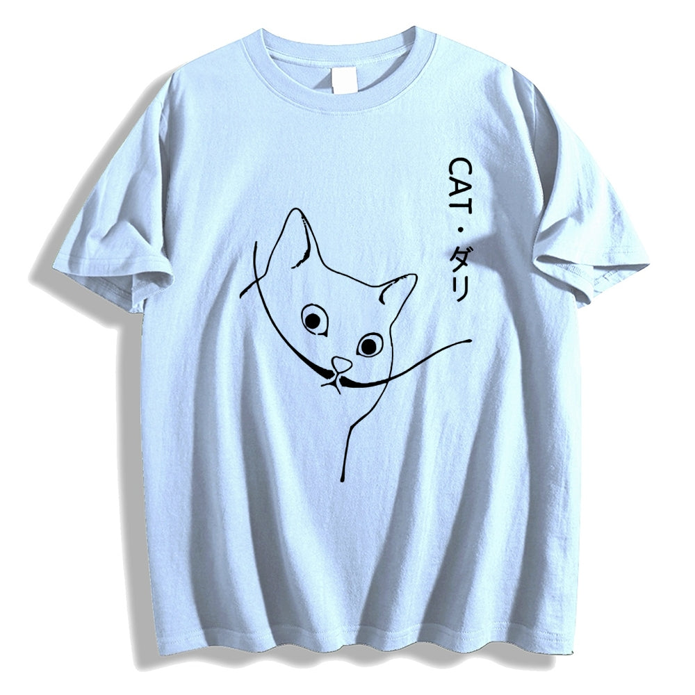 Cat Japanese Style Classic Tee