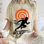 Unisex Believe It Printed Washed Tee