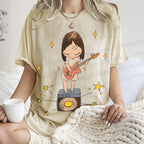 Unisex Yoshitomo Nara Printed Washed Tee