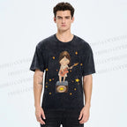 Unisex Yoshitomo Nara Printed Washed Tee
