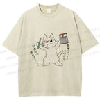Unisex Make A Plan Printed Washed Tee