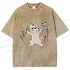 Unisex Make A Plan Printed Washed Tee
