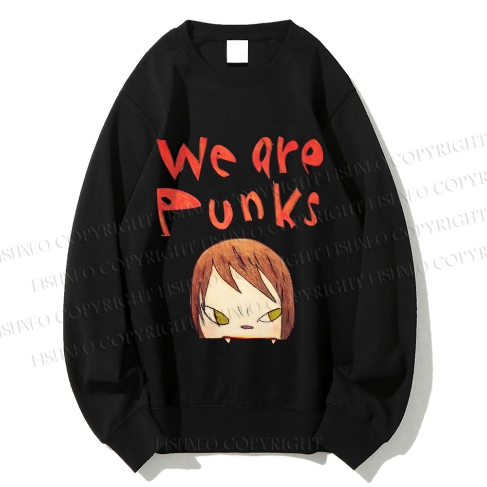 Unisex Yoshitomo Nara Printed Sweatshirt