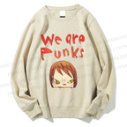 Unisex Yoshitomo Nara Printed Sweatshirt
