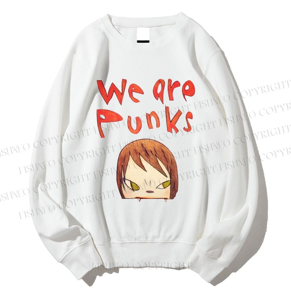 Unisex Yoshitomo Nara Printed Sweatshirt