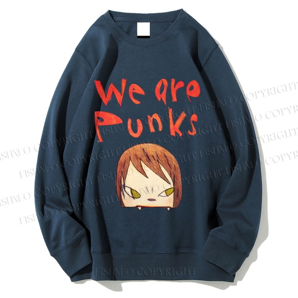 Unisex Yoshitomo Nara Printed Sweatshirt