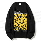 Unisex Japanese Yayoi Kusama Printed Sweatshirt