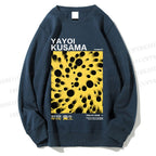 Unisex Japanese Yayoi Kusama Printed Sweatshirt