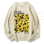 Unisex Japanese Yayoi Kusama Printed Sweatshirt
