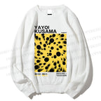 Unisex Japanese Yayoi Kusama Printed Sweatshirt