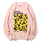 Unisex Japanese Yayoi Kusama Printed Sweatshirt