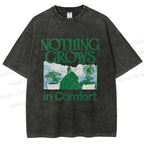 Unisex Nothing Crows In Comfort Printed Washed Tee