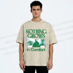 Unisex Nothing Crows In Comfort Printed Washed Tee