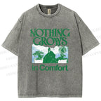 Unisex Nothing Crows In Comfort Printed Washed Tee
