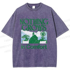 Unisex Nothing Crows In Comfort Printed Washed Tee