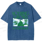 Unisex Nothing Crows In Comfort Printed Washed Tee