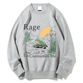 Rage Consumes Me Frog Cotton Sweatshirt