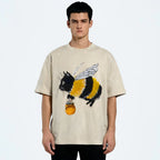 Catbee Funny Vintage Washed T-shirt