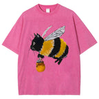 Catbee Funny Vintage Washed T-shirt