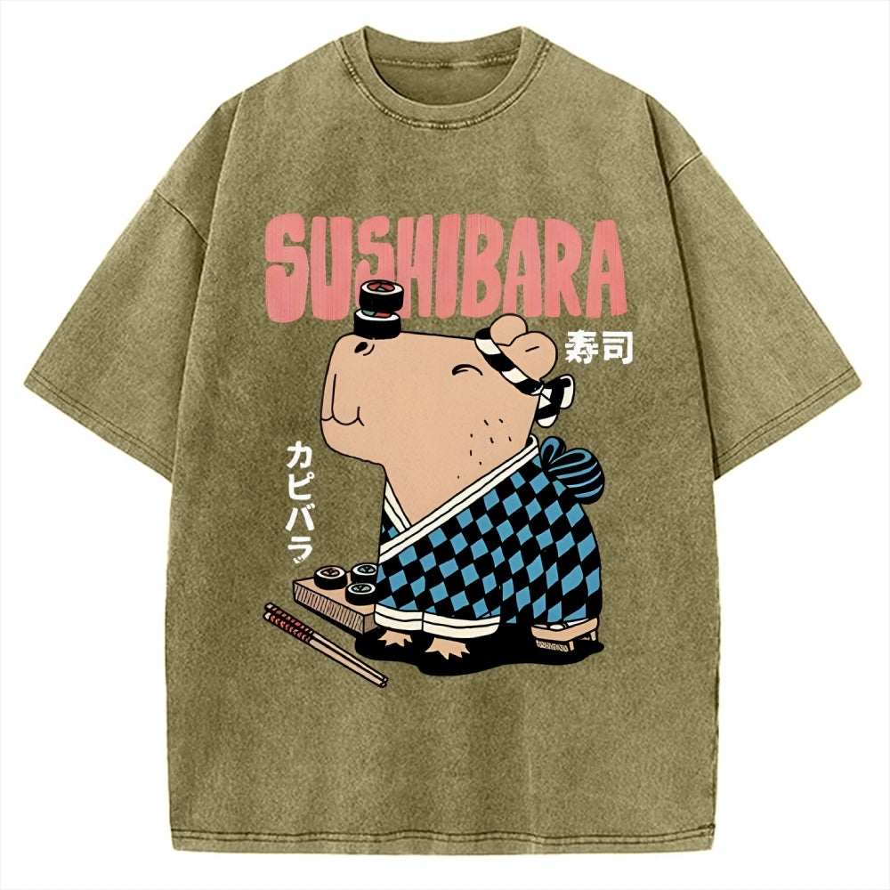 Sushibara Vintage Washed T-shirt