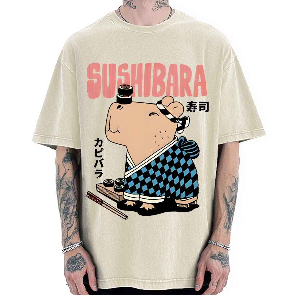 Sushibara Vintage Washed T-shirt