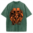 First Day at Work Vintage Washed T-shirt