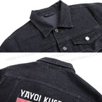 Flowers Yayoi Kusama Denim Jacket