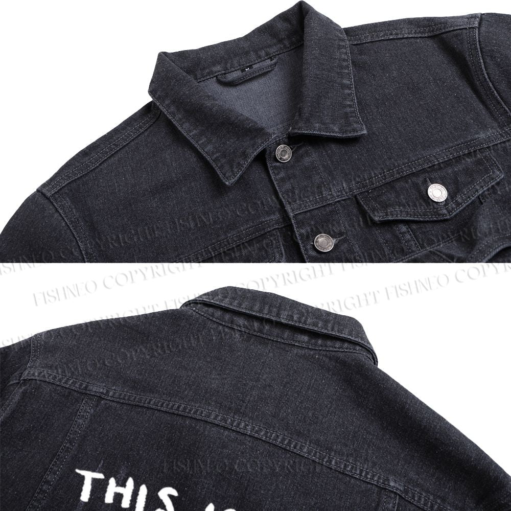 Silly Cat This Is Weird I Like It Denim Jacket