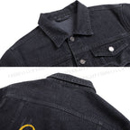 Horrible Japanese Cat Vintage Denim Jacket