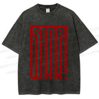 Unisex Star Wars Graffiti Printed Washed Tee
