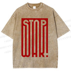 Unisex Star Wars Graffiti Printed Washed Tee
