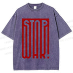 Unisex Star Wars Graffiti Printed Washed Tee