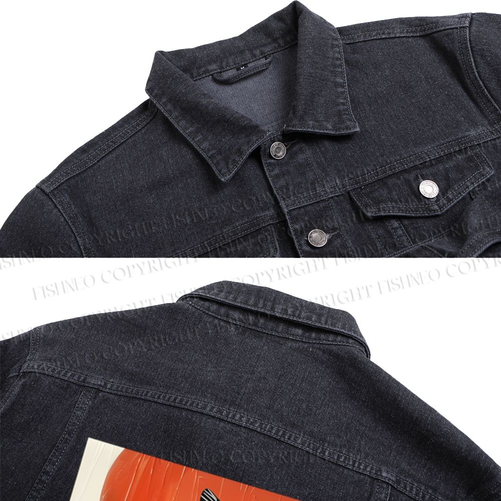 Yayoi Kusama Cat Printed Denim Jacket