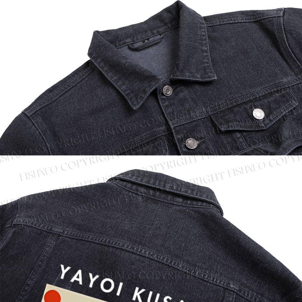Yayoi Kusama Cat Printed Denim Jacket