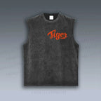 Unisex Tiger Printed Vintage Tank Top