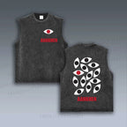 Unisex Eyes Printed Vintage Tank Top