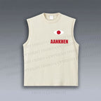 Unisex Eyes Printed Vintage Tank Top